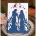 Homosexual Girls Wedding Invitation Card  Laser Cut Invitation Card